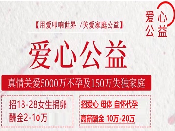 沾化捐卵助孕生子 爱心志愿者招募